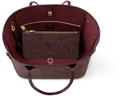 Louis Vuitton Neverfull MM Wine .